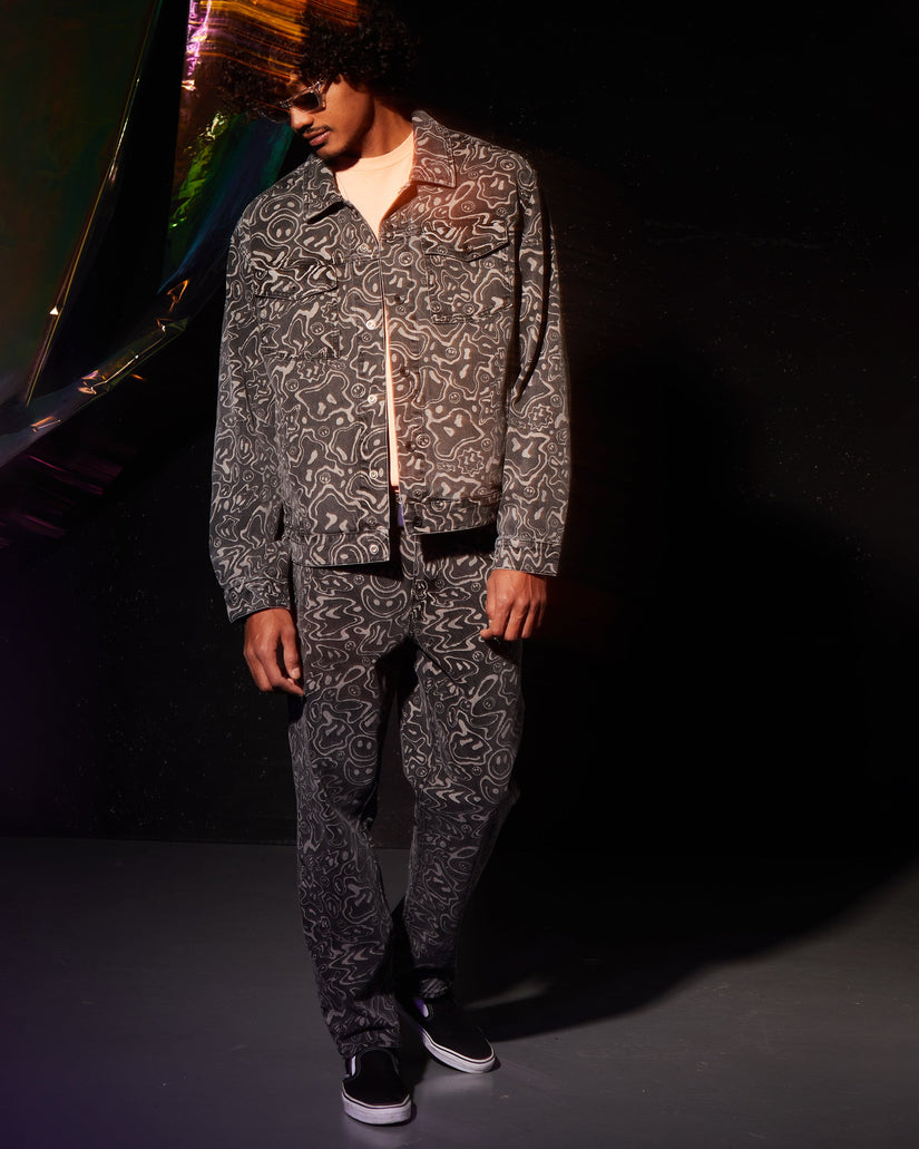 Veste Denim Filip Rygalski - BLACK PRINT