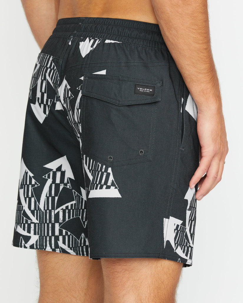 Boardshort Unite Stoney Trunk 17" - BLACK