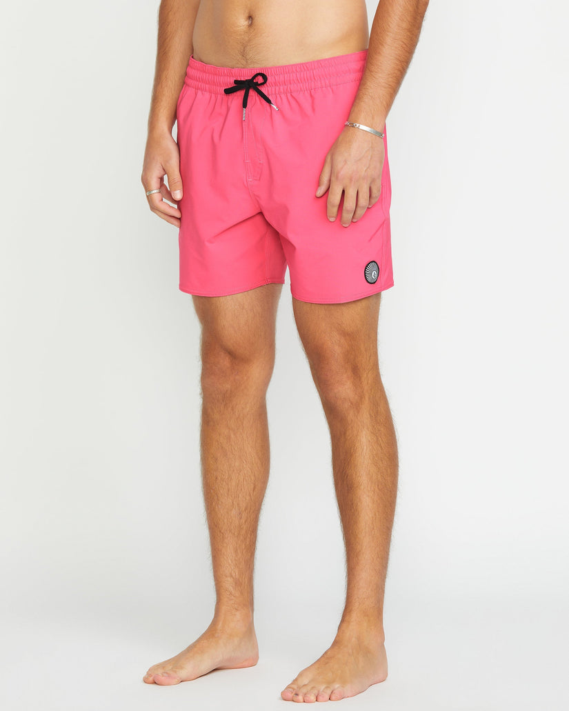 Boardshort Lido Solid Trunk 16" - NEON PINK