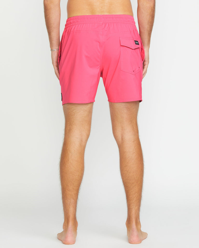 Boardshort Lido Solid Trunk 16" - NEON PINK