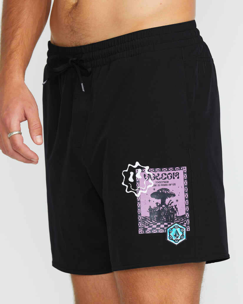 Boardshort Filip Rygalski Trunk 17" - BLACK