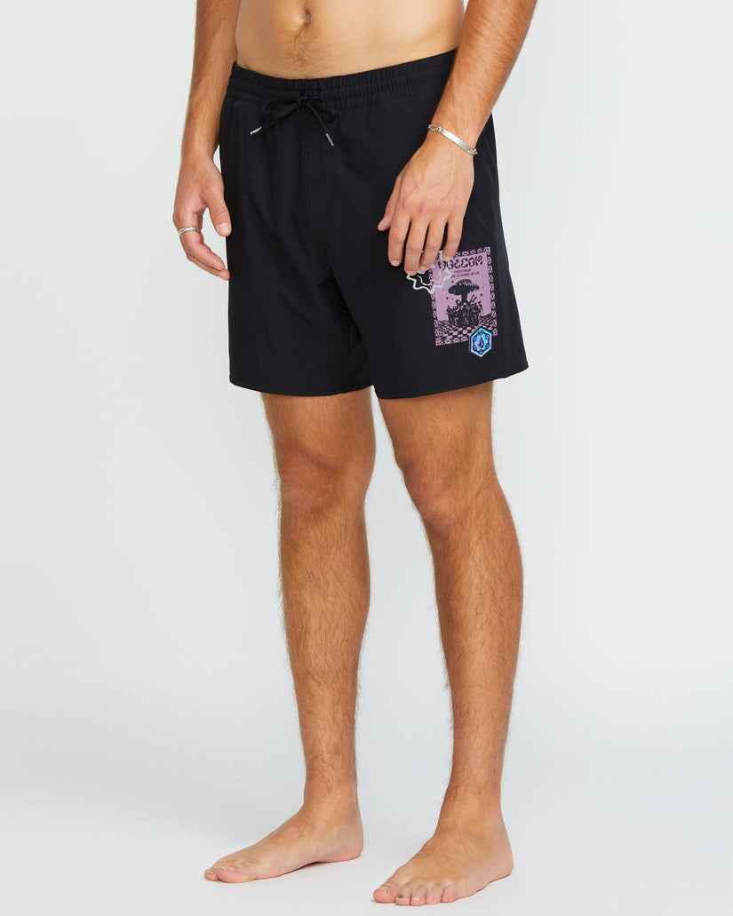 Boardshort Filip Rygalski Trunk 17" - BLACK