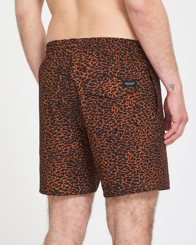Melange Trunk 17" Boardshort - Brown Horn