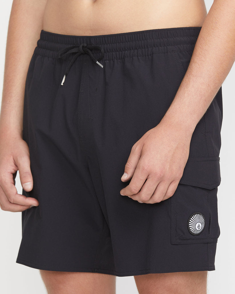 Boardshort Truly Liberators 17" - BLACK