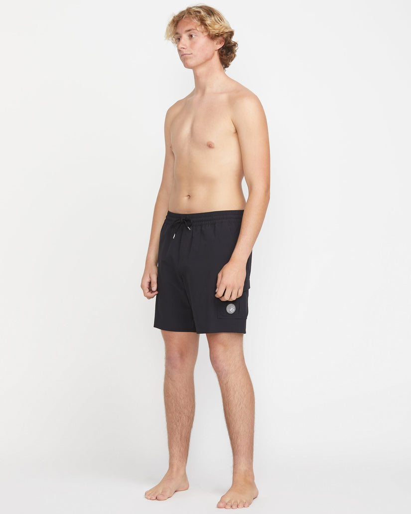 Boardshort Truly Liberators 17" - BLACK