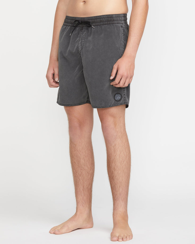 Boardshort Center Trunk 17" - BLACK