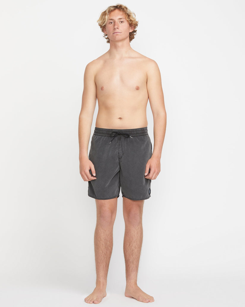 Boardshort Center Trunk 17" - BLACK