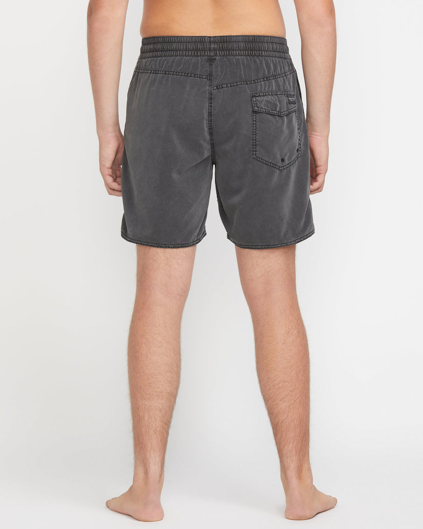 Boardshort Center Trunk 17" - BLACK
