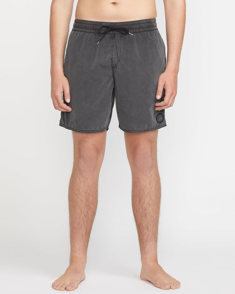 Boardshort Center Trunk 17" - BLACK