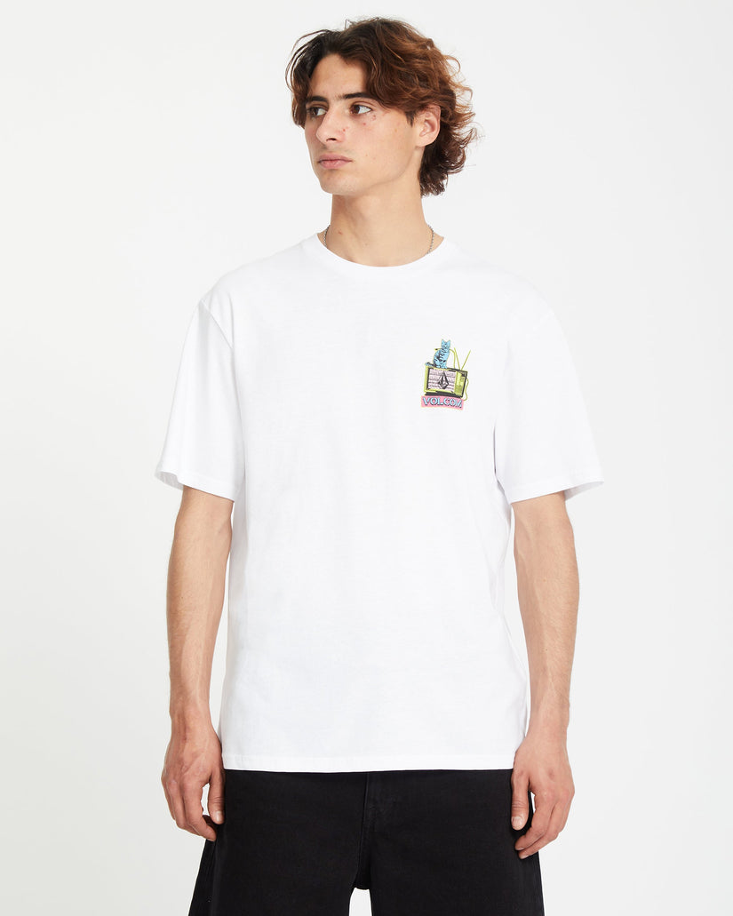 T-shirt Catv - WHITE