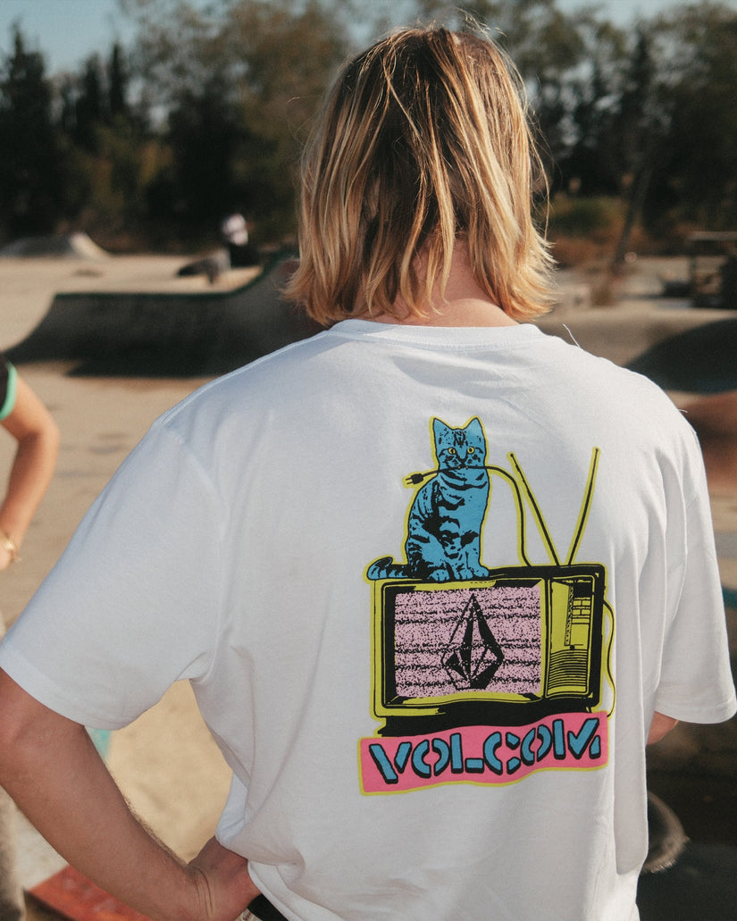 T-shirt Catv - WHITE