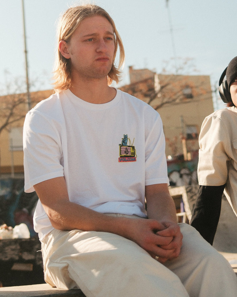 T-shirt Catv - WHITE