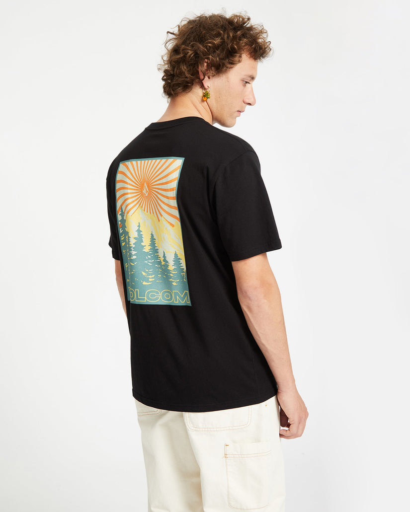 T-shirt Get Out - BLACK