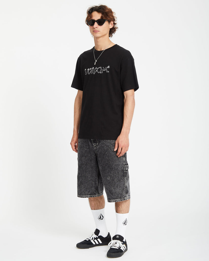 T-shirt Crazybal - BLACK