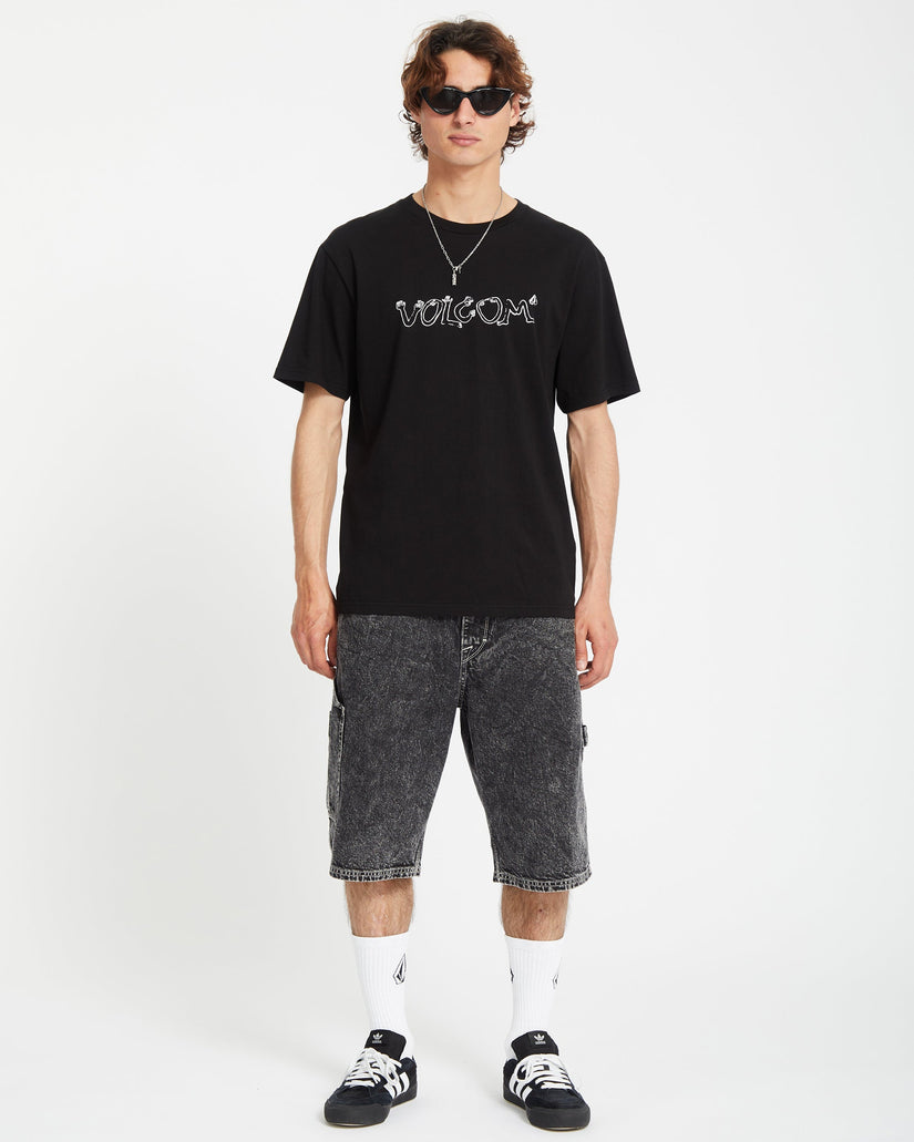 T-shirt Crazybal - BLACK