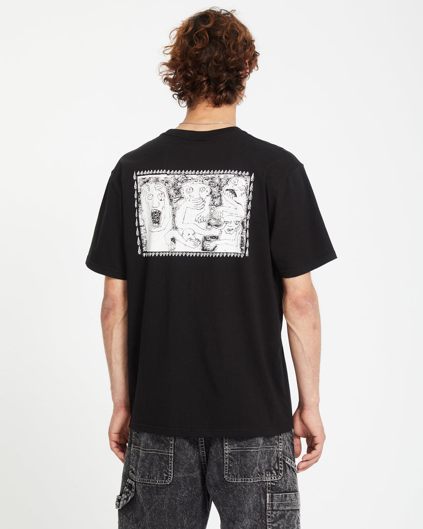 T-shirt Crazybal - BLACK