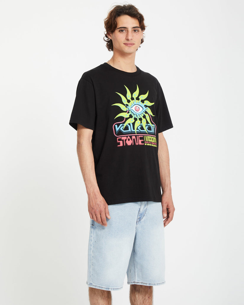 T-shirt Realityfab - BLACK