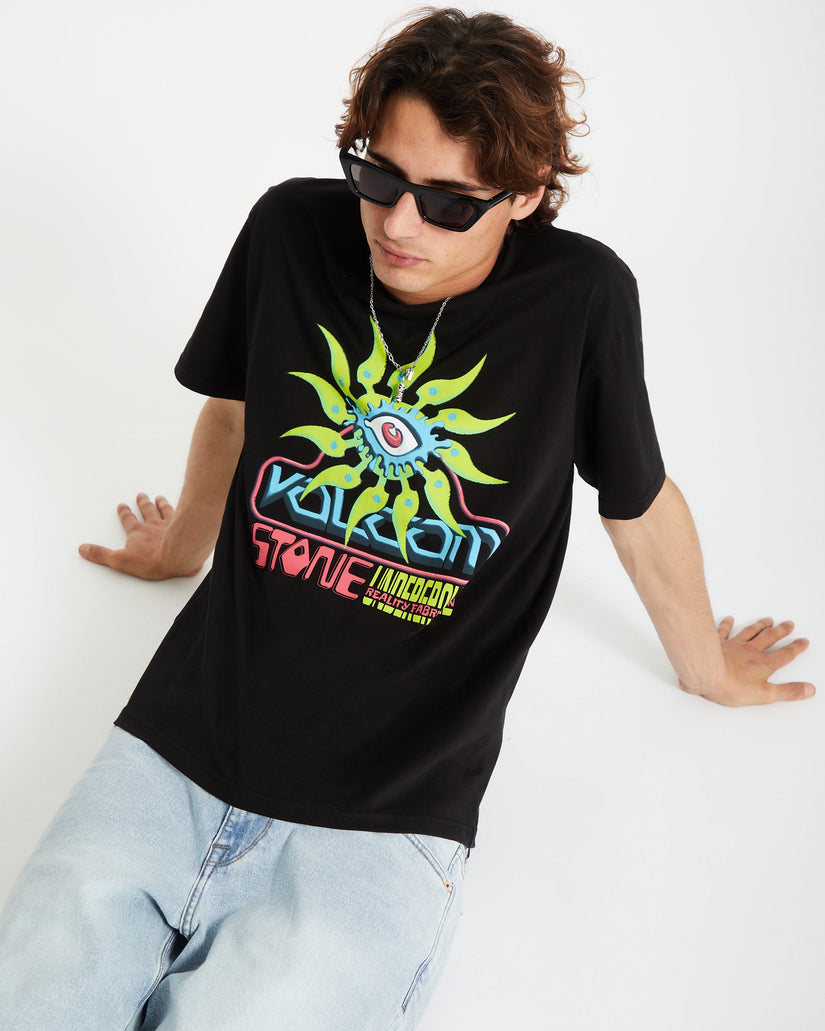 T-shirt Realityfab - BLACK