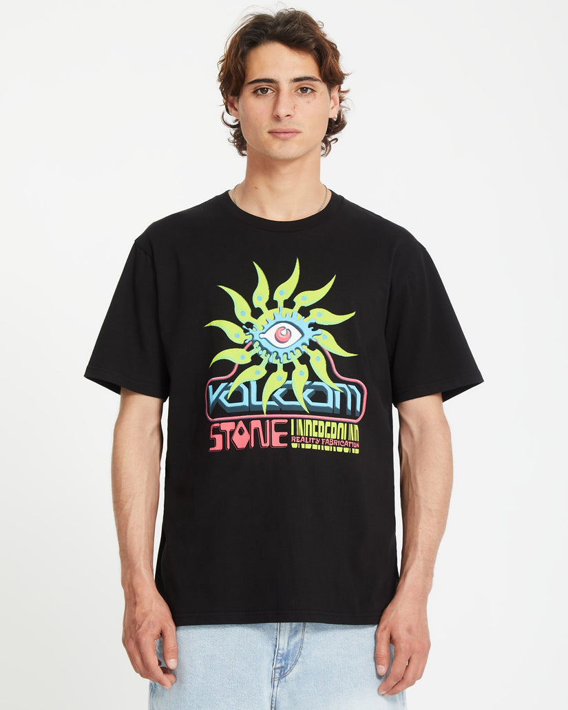 T-shirt Realityfab - BLACK