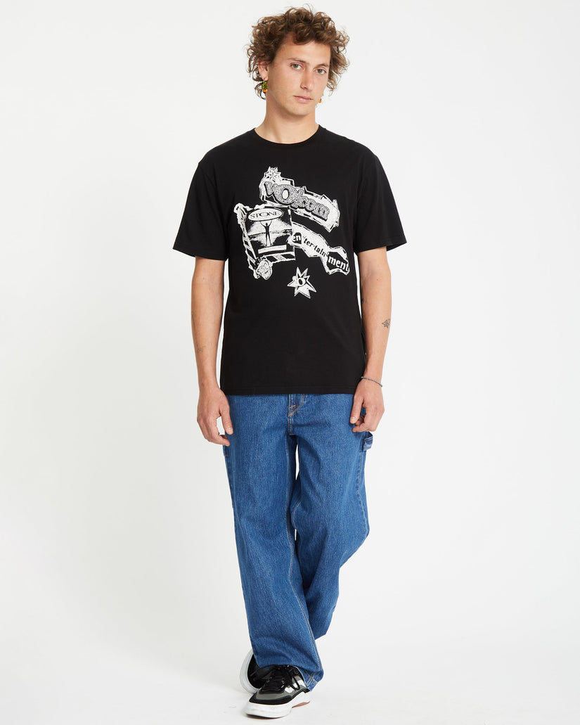 T-shirt V Ent - BLACK