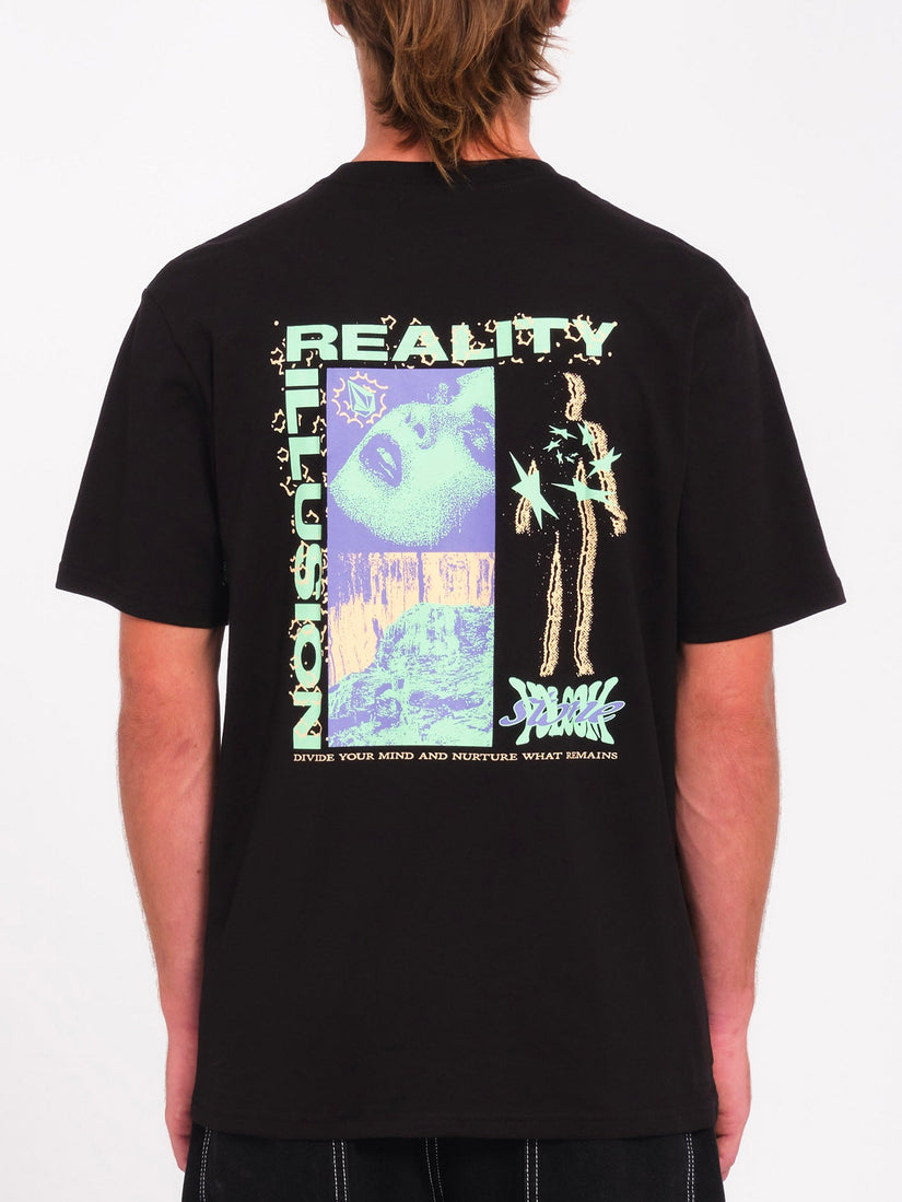T-shirt Realusion - BLACK