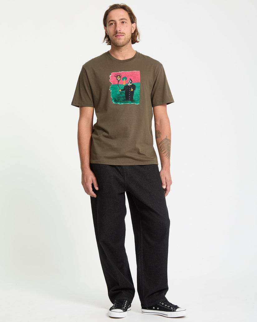 T-Shirt Issam - Sage Leaf