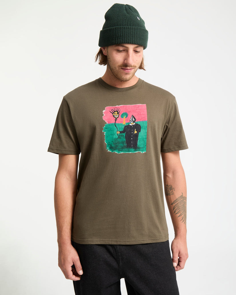 T-Shirt Issam - Sage Leaf