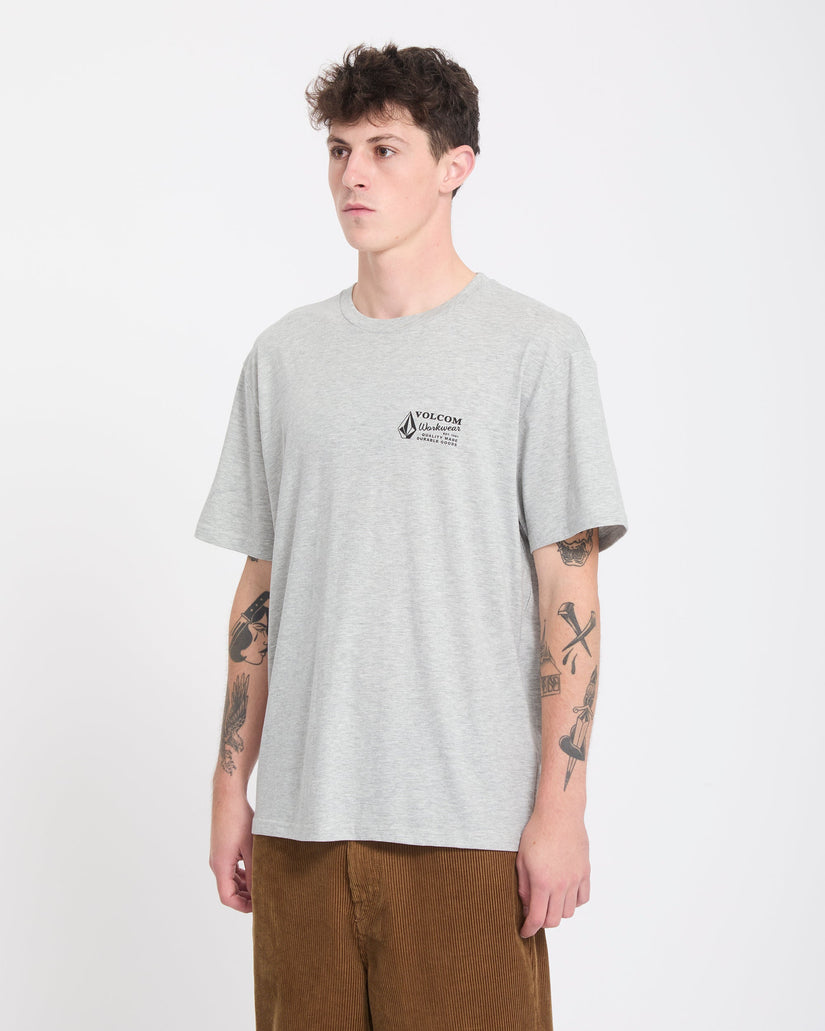 Workwear T-Shirt - Heather Grey
