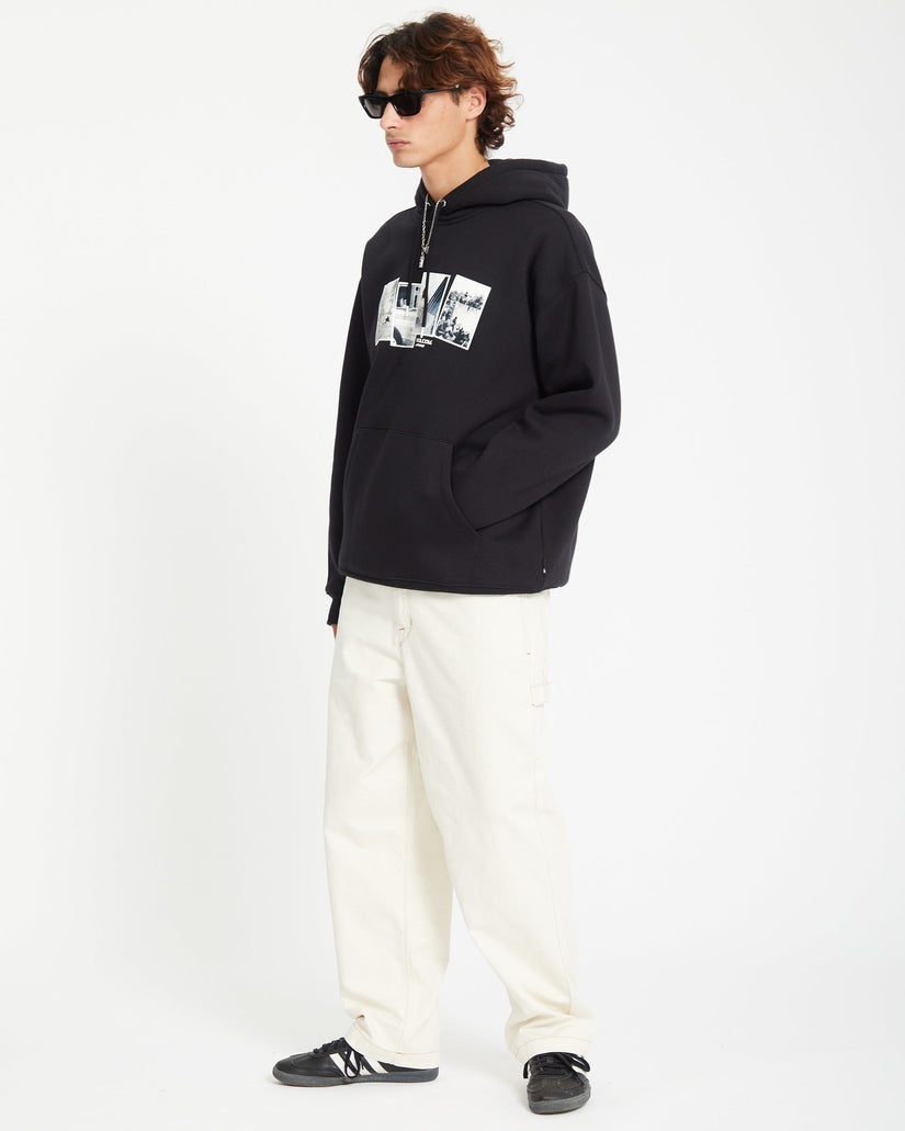 Sweat à Capuche Pfanngles - BLACK