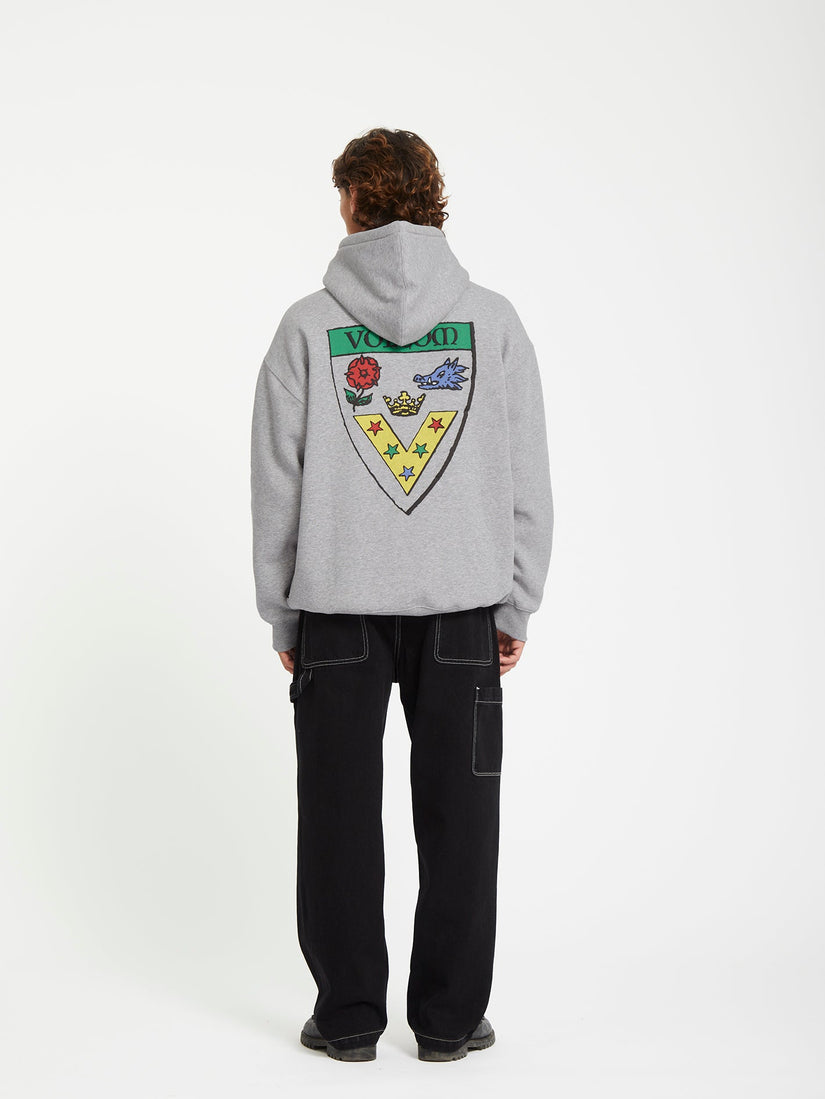 Sweat à capuche Fergadelic - HEATHER GREY