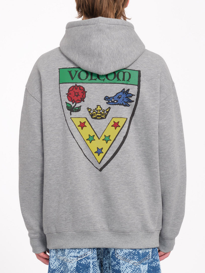 Sweat à capuche Fergadelic - HEATHER GREY