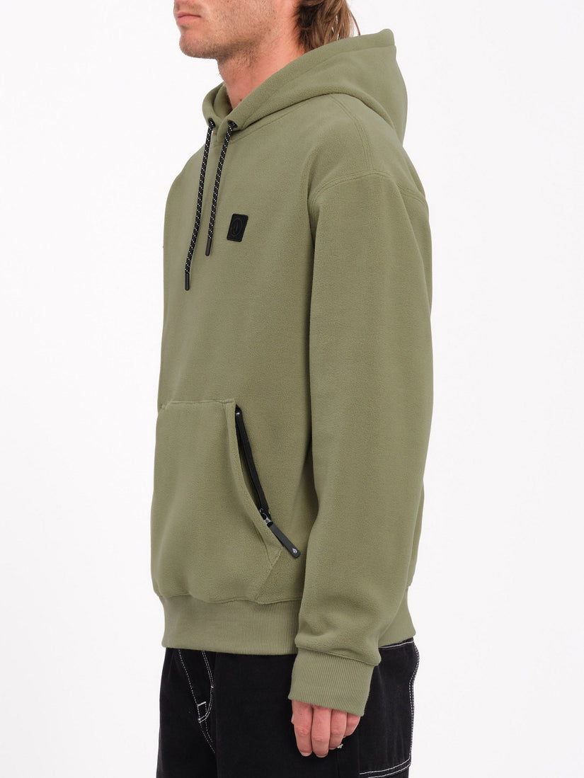 Sweat à capuche Second Trip - THYME GREEN