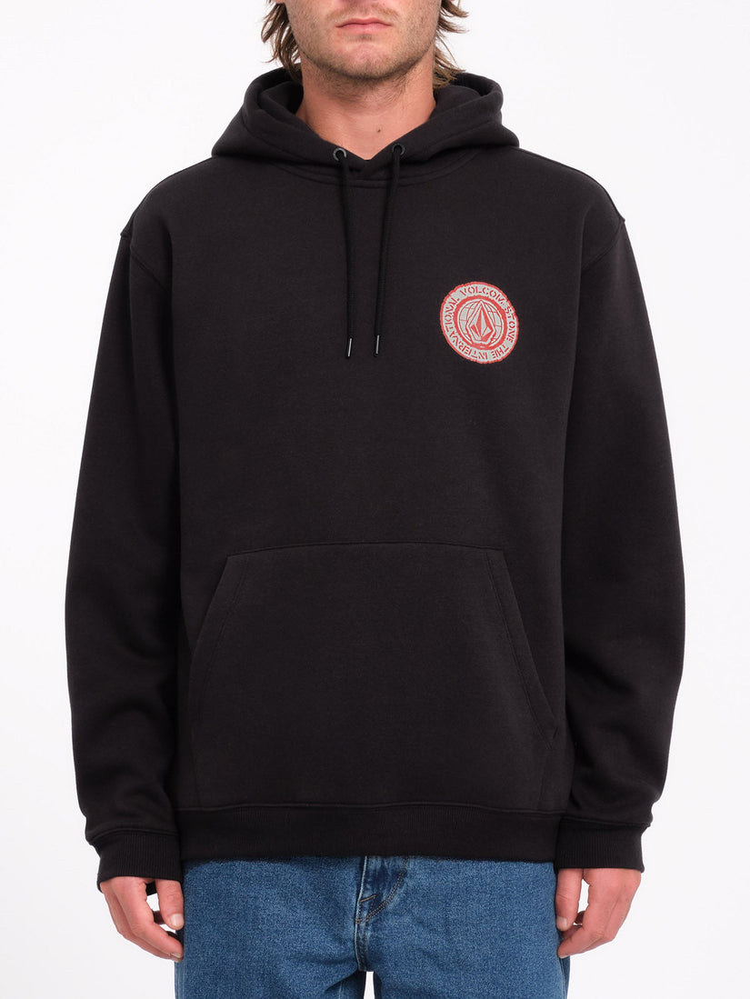Sweat à capuche Volstoned - BLACK