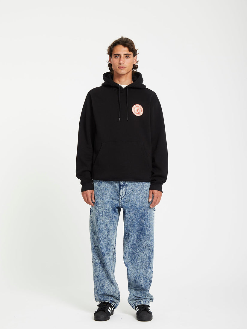Sweat à capuche Volstoned - BLACK