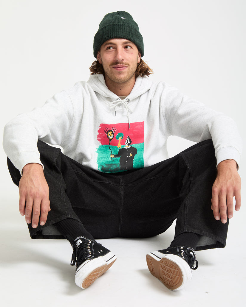Sweat À Capuche Issam - Bone Heather