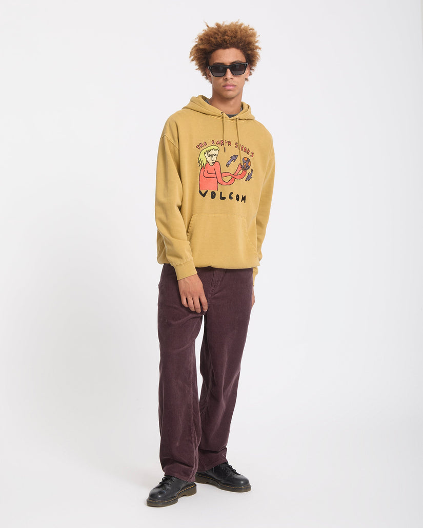 Earth Speaks Hoodie - Mustard