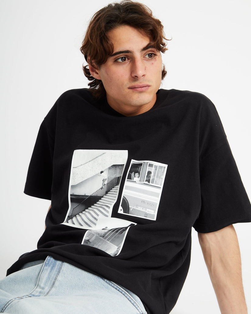 T-shirt Pfanngles - BLACK
