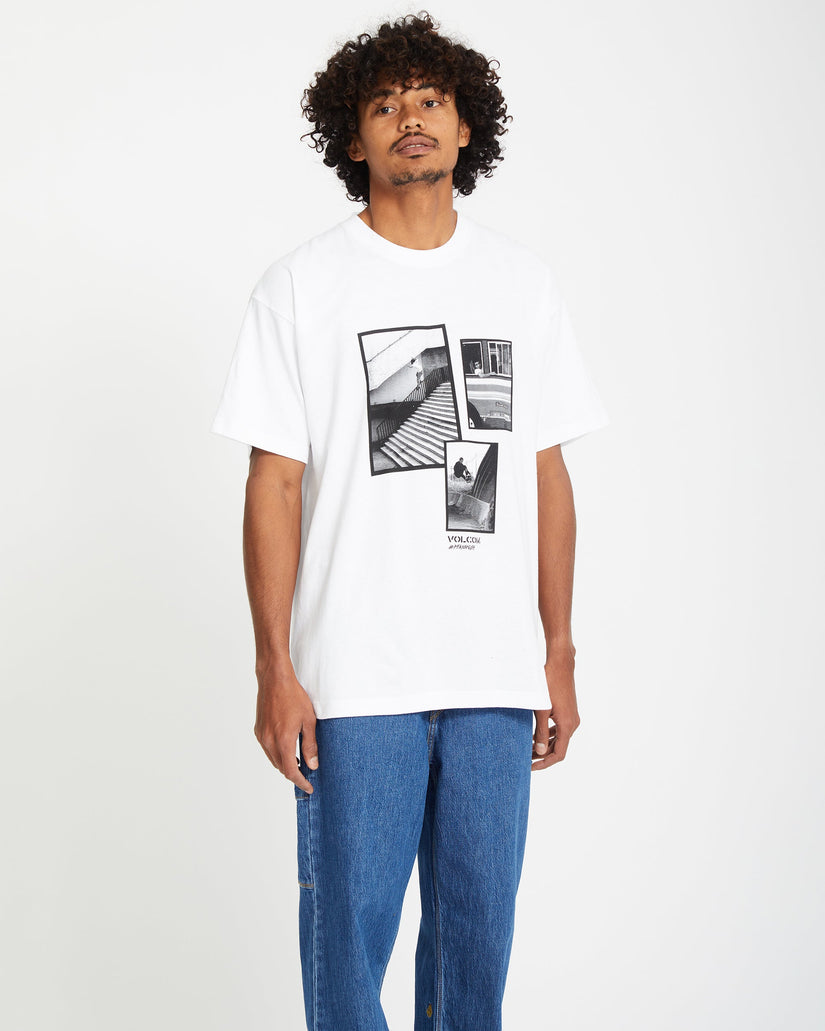 T-shirt Pfanngles - WHITE