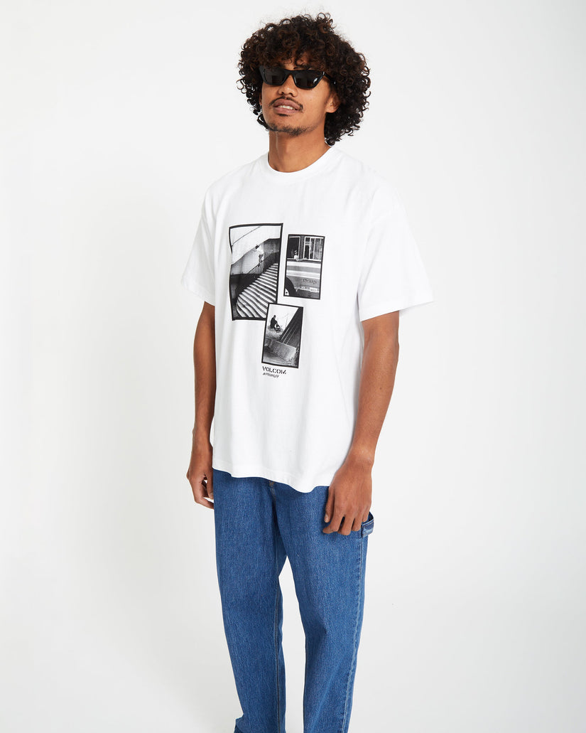 T-shirt Pfanngles - WHITE