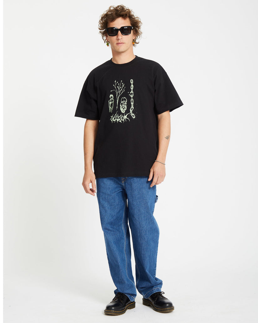 T-shirt Poetic Dess - BLACK