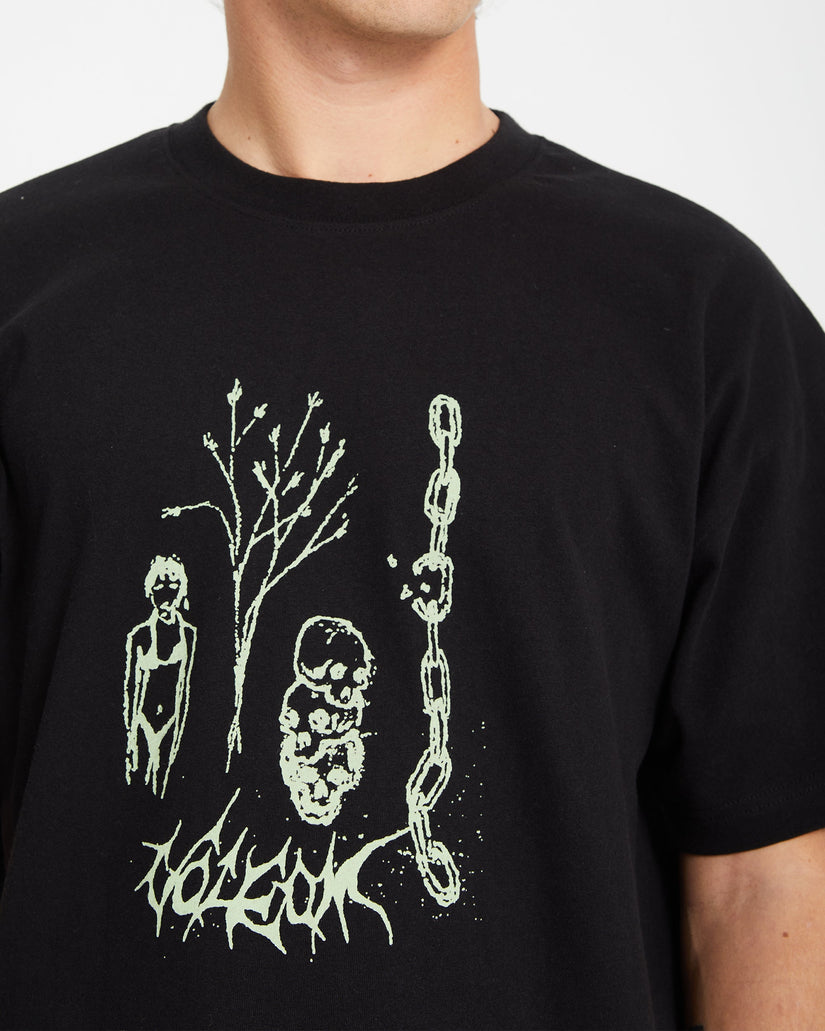 T-shirt Poetic Dess - BLACK