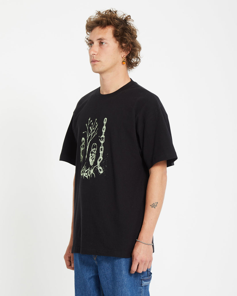 T-shirt Poetic Dess - BLACK