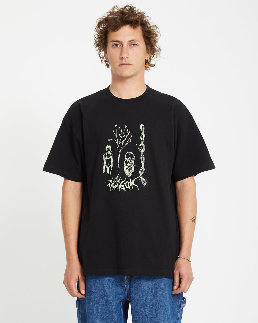 T-shirt Poetic Dess - BLACK