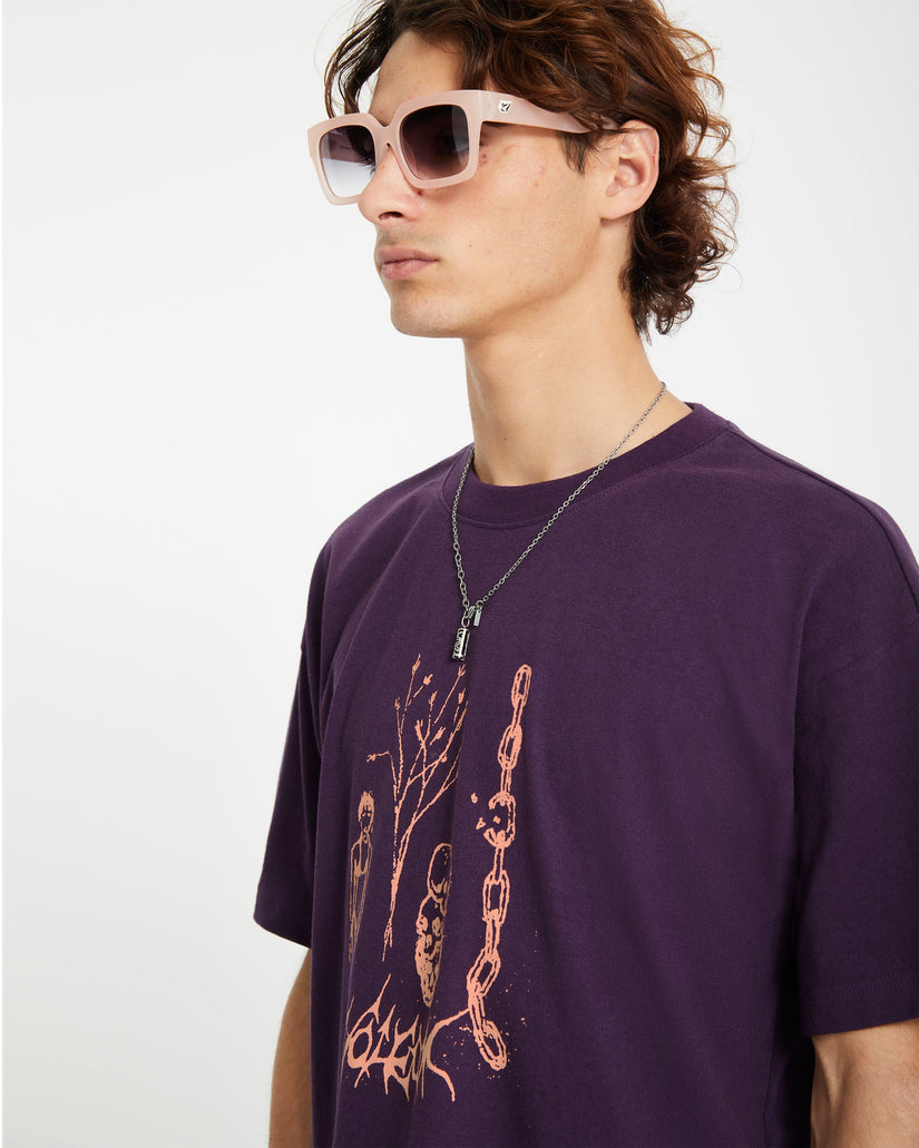 T-shirt Poetic Dess - GRAPE ROYALE
