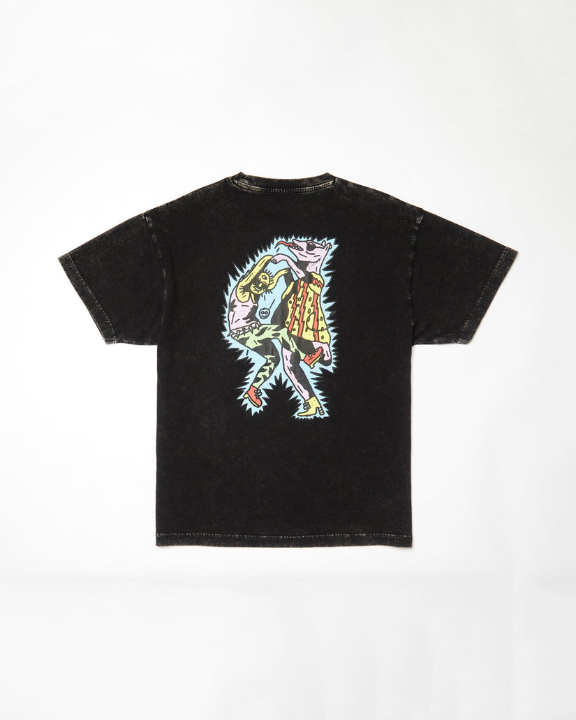 T-shirt Bob Mollema 1 - LIGHT ACID BLACK