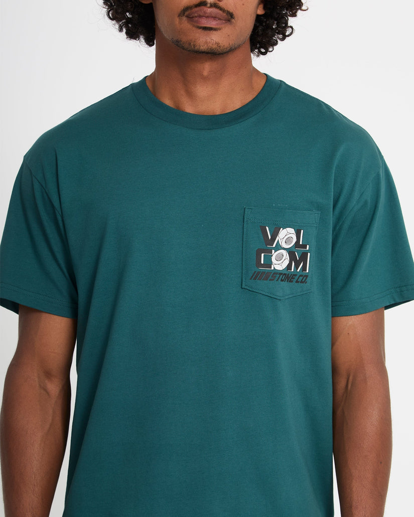 Parted Out Pocket T-Shirt - Rifle Green