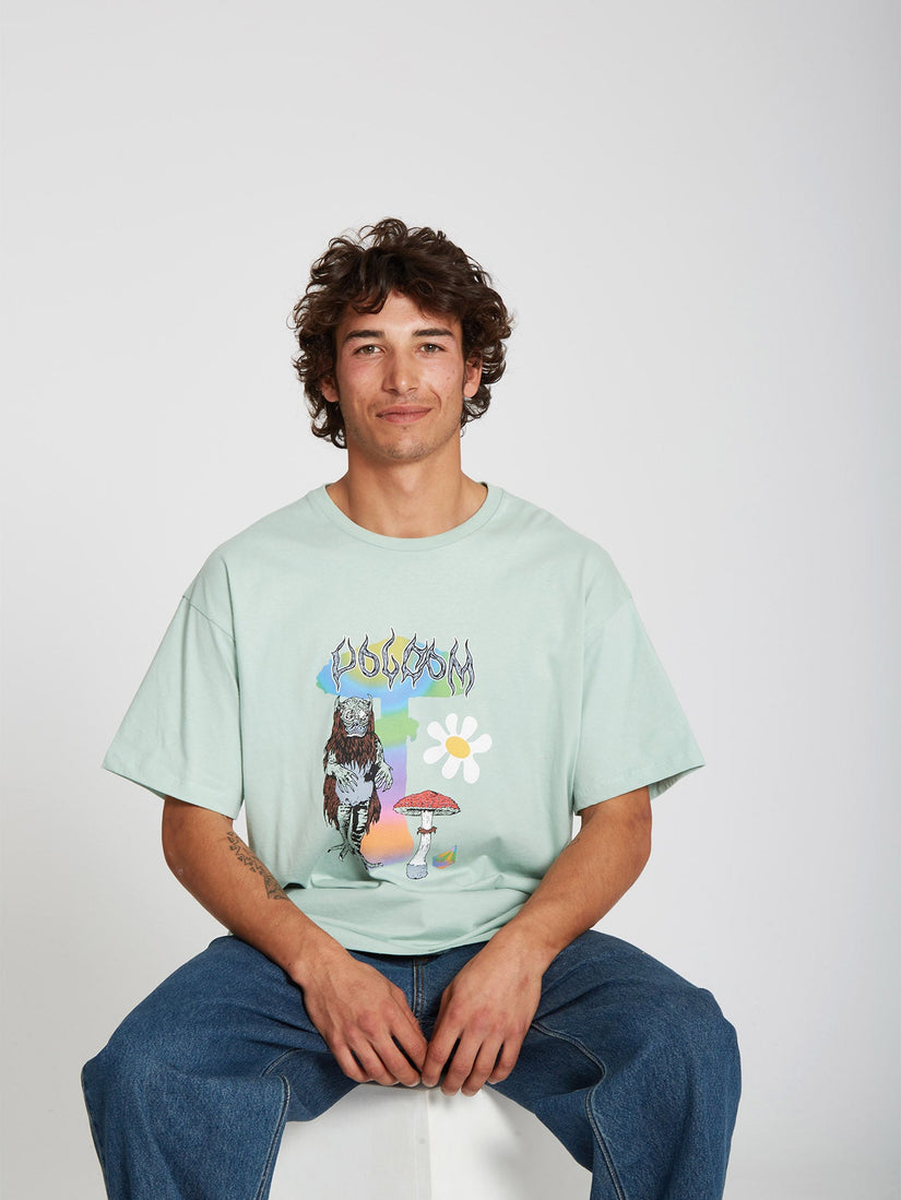 Chrissie Abbott X French 1 T-shirt - LICHEN GREEN (A4332214_LCG) [10]