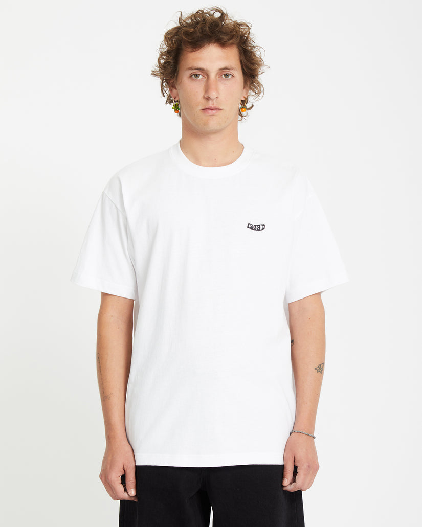 T-Shirt Pistol Stone - White