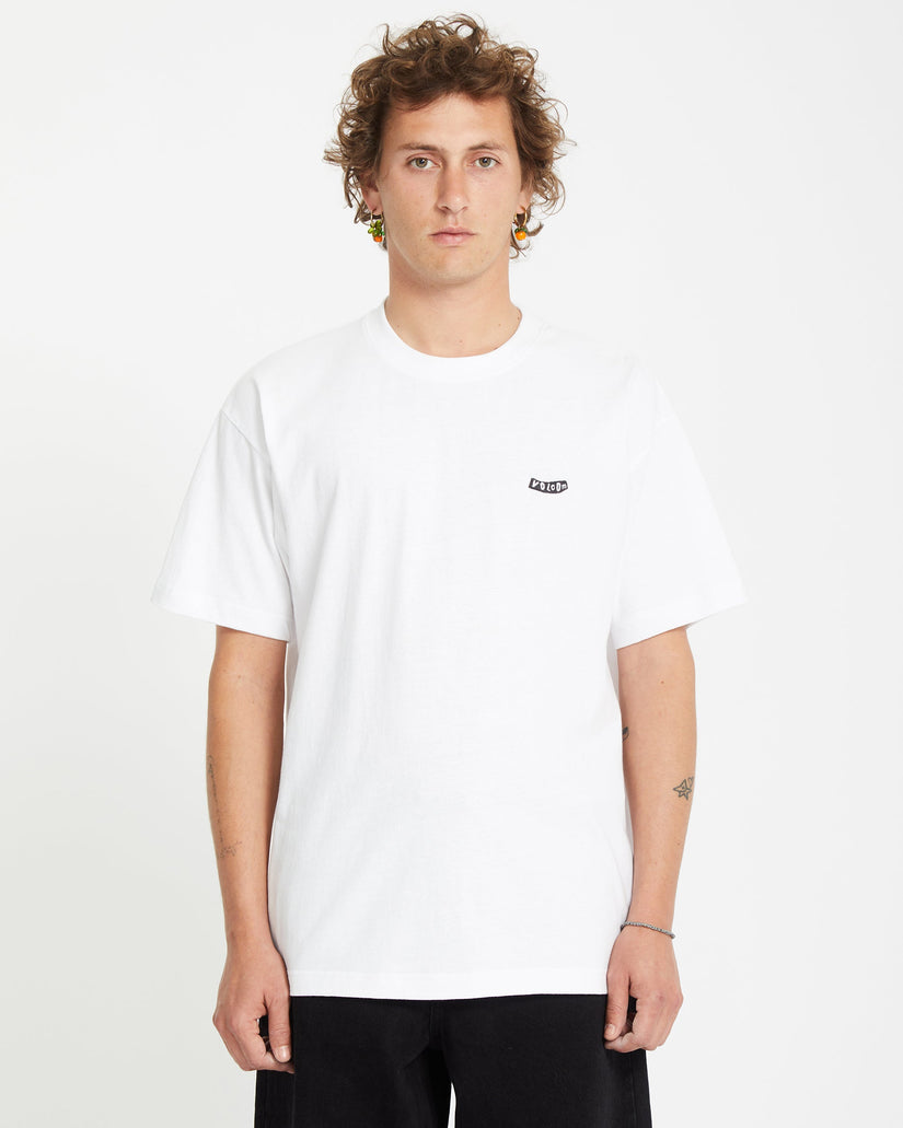 T-Shirt Pistol Stone - White