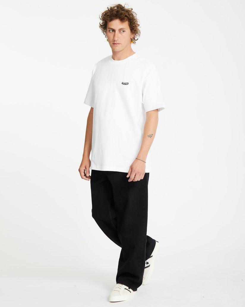 T-Shirt Pistol Stone - White